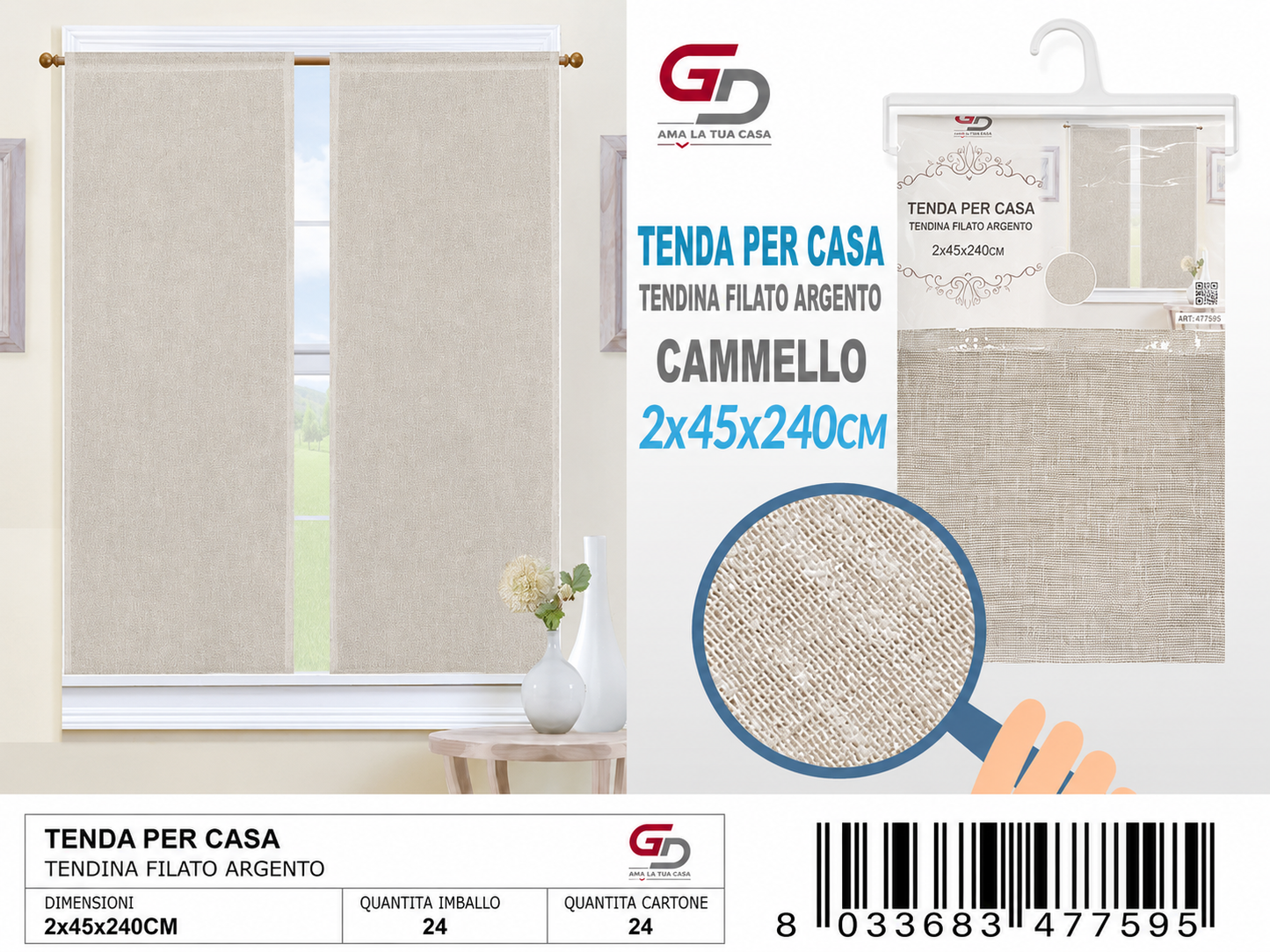 TENDA PER CASA 45*240CM