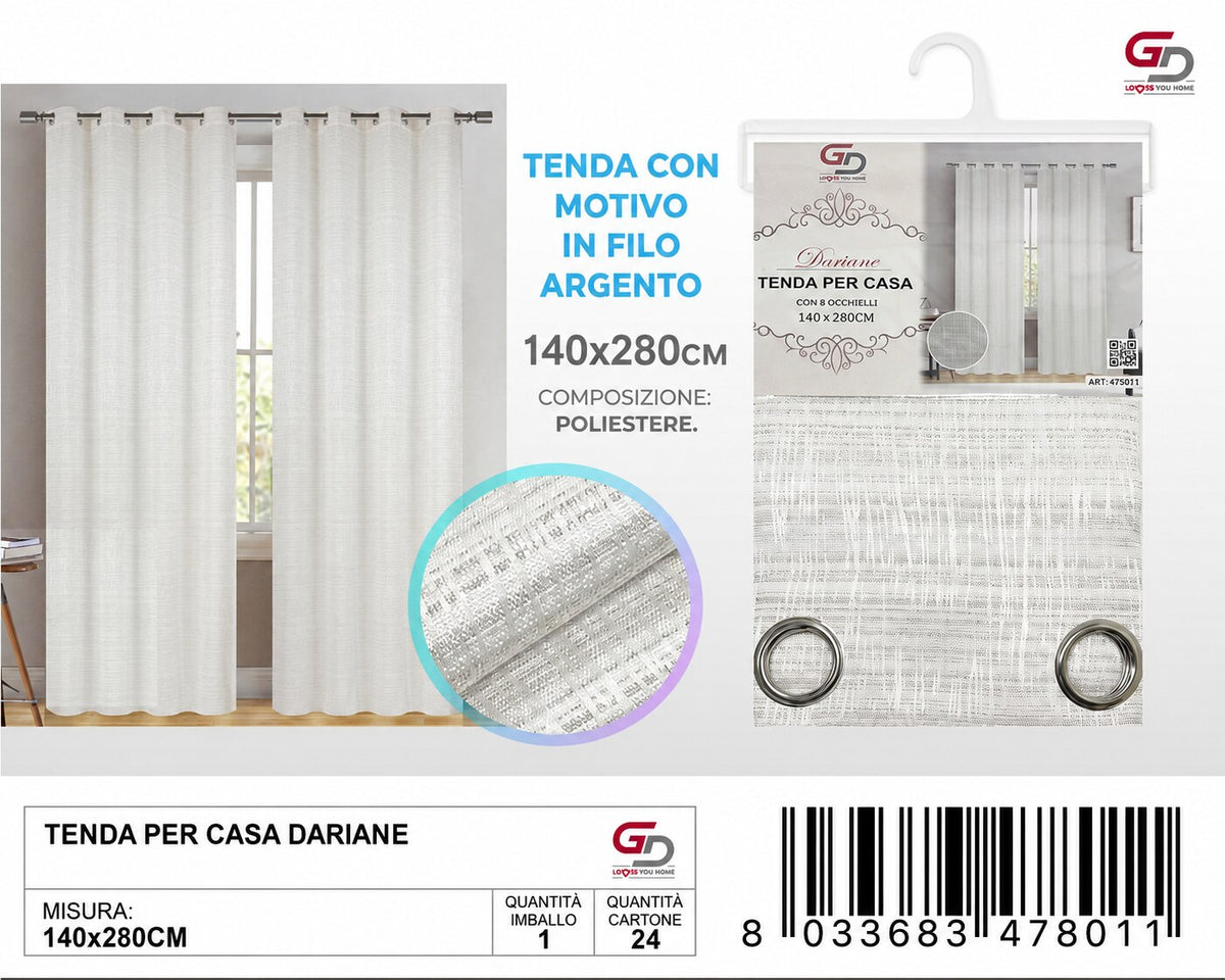 TENDA PER CASA DARIANE 140*280CM