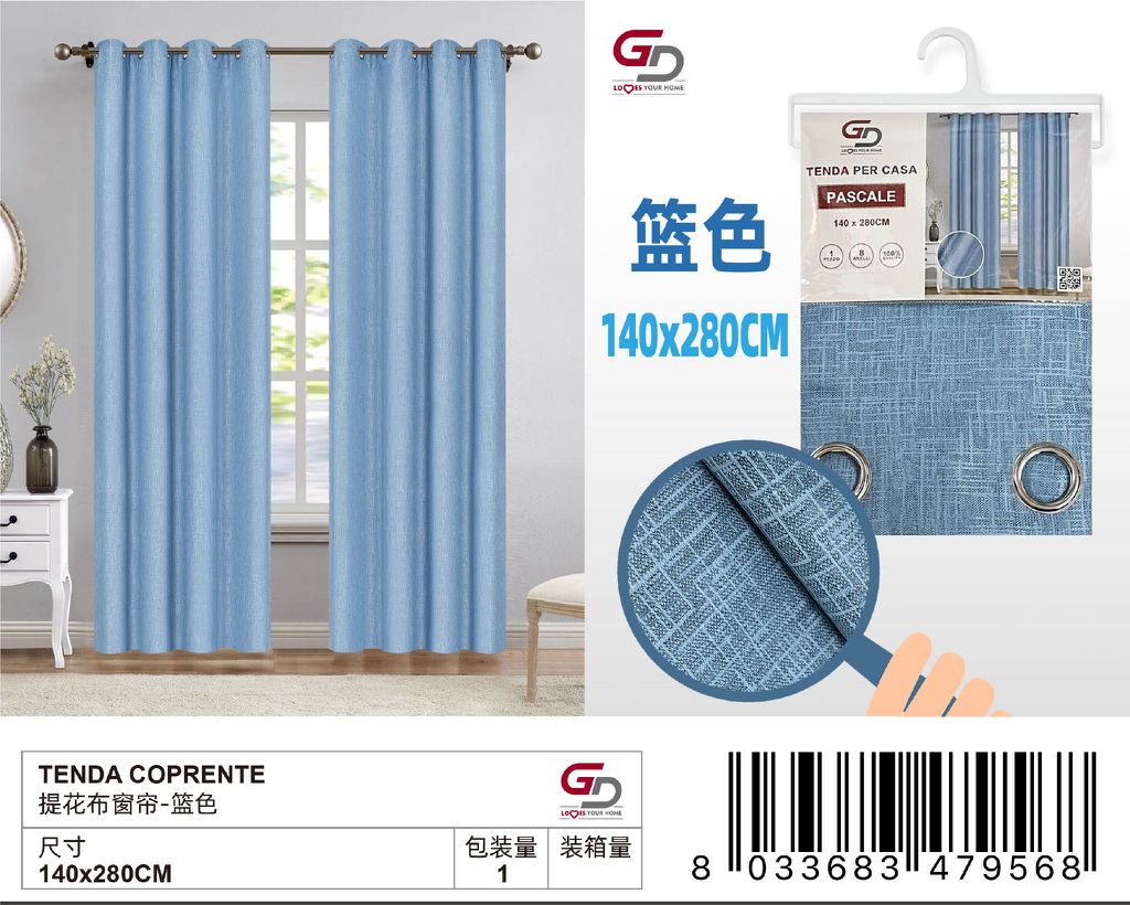 TENDA PER CASA Pascale 140*280CM