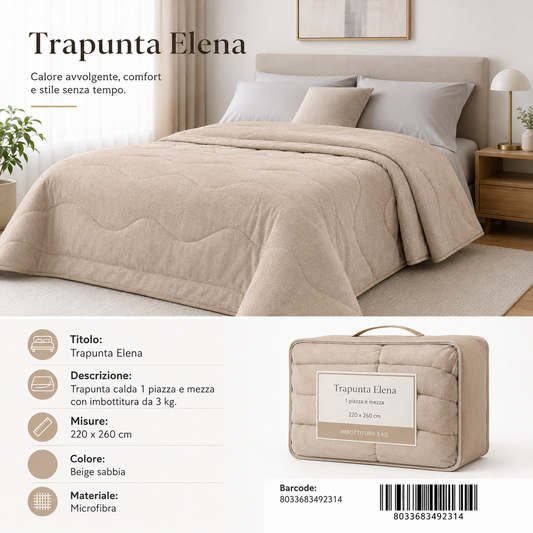 Trapunta Elena Stp 1P1/2 Dis.26 Peso Trapunta 3Kg - 8033683492314