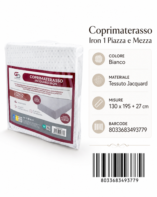 Coprimaterasso Iron 1P1/2
