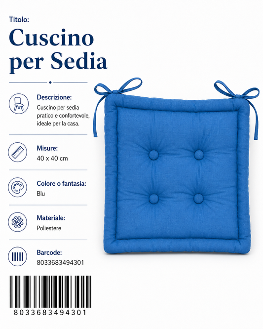 Cuscino Per Sedia - 8033683494301