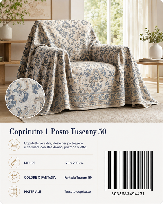 Copritutto 1P Stp 170 X 280 Cm Tuscany 50 Copritutto - 8033683494431
