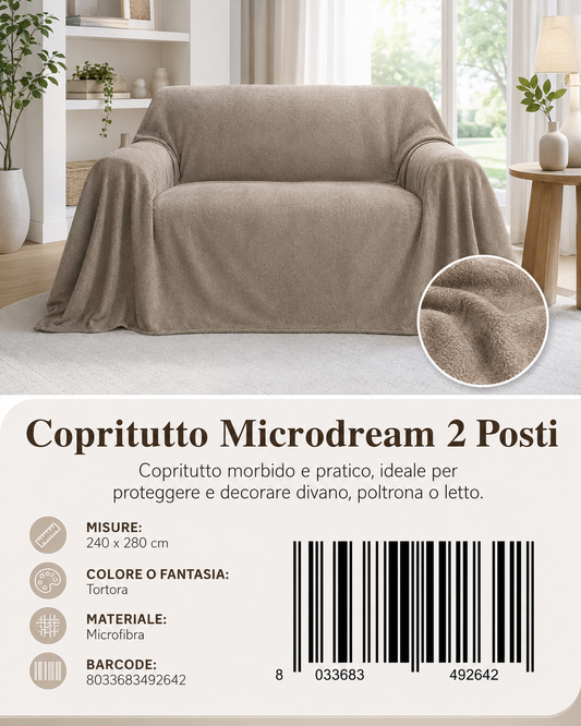 Copritutto 2P T.U. 240 X 280 Cm Verde Chiaro Copritutto - 8033683494738