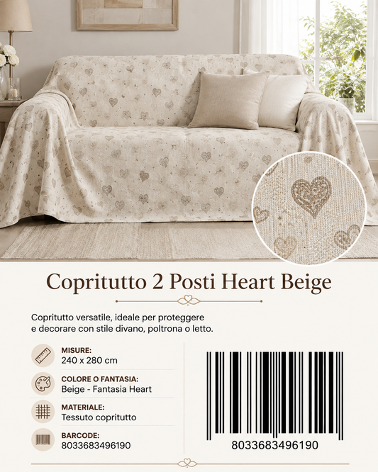 Copritutto 2P Stp Copritutto Foglia 26 Verde 240 X 280 Cm Un Colore Per Box - 8033683496190