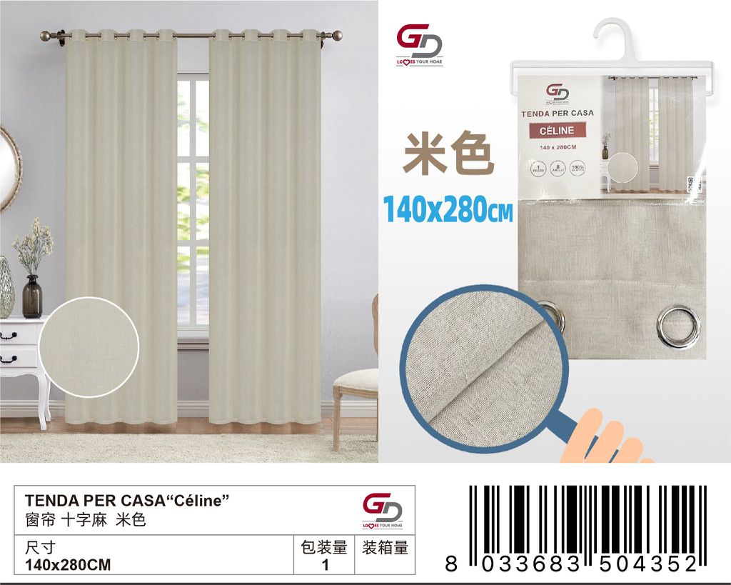 TENDA PER CASA Celine 140*280CM