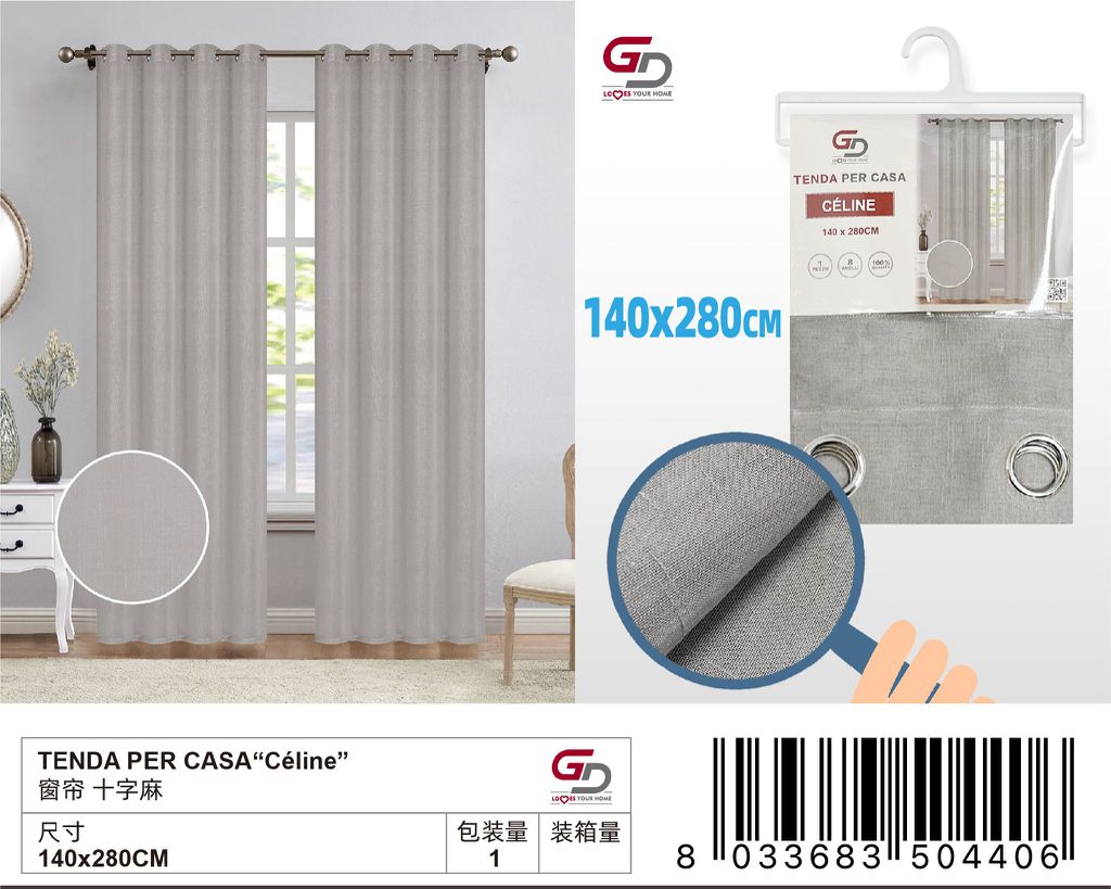 TENDA PER CASA Celine 140*280CM