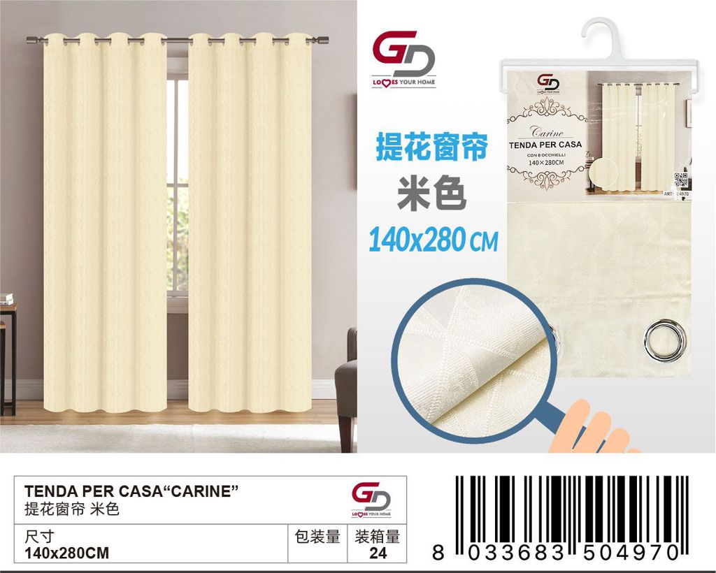 TENDA PER CASA Carine 140*280CM