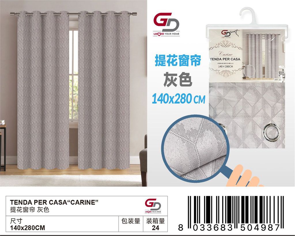 TENDA PER CASA Carine 140*280CM