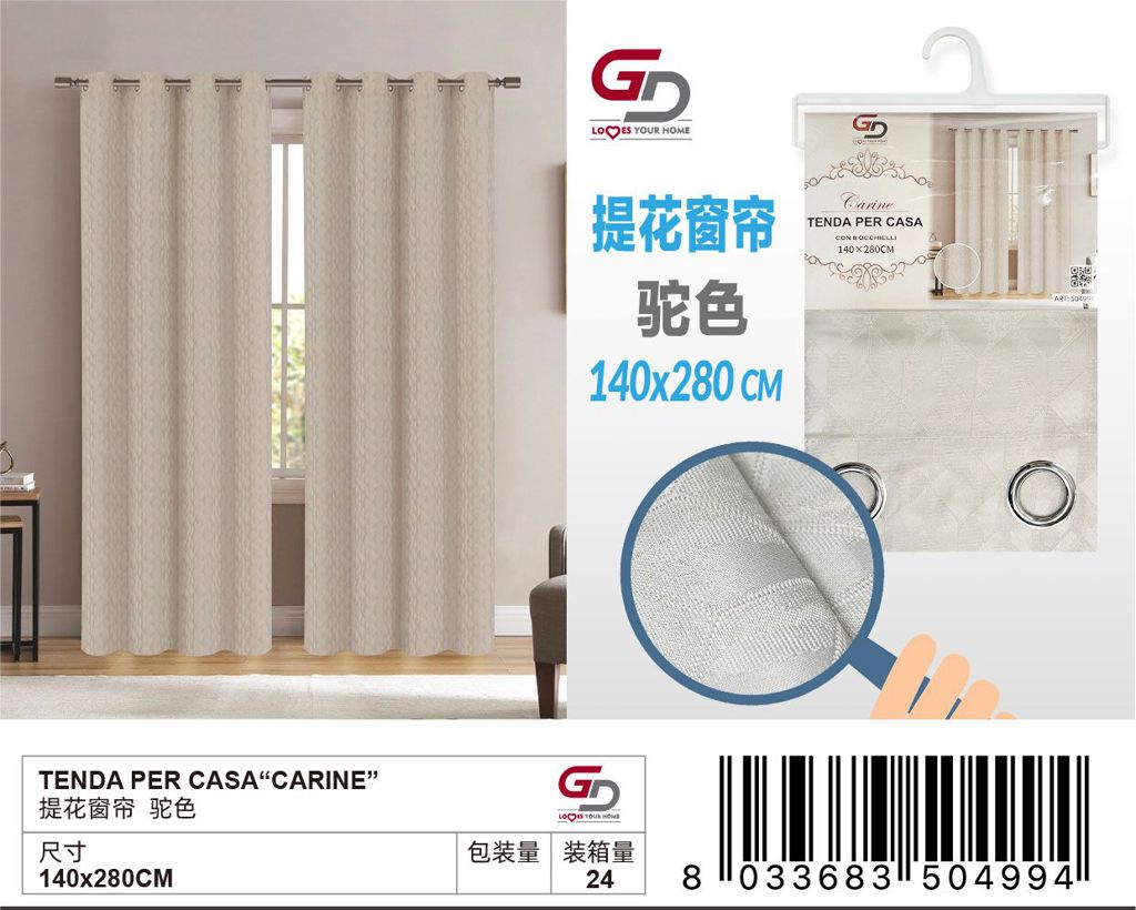 TENDA PER CASA Carine 140*280CM
