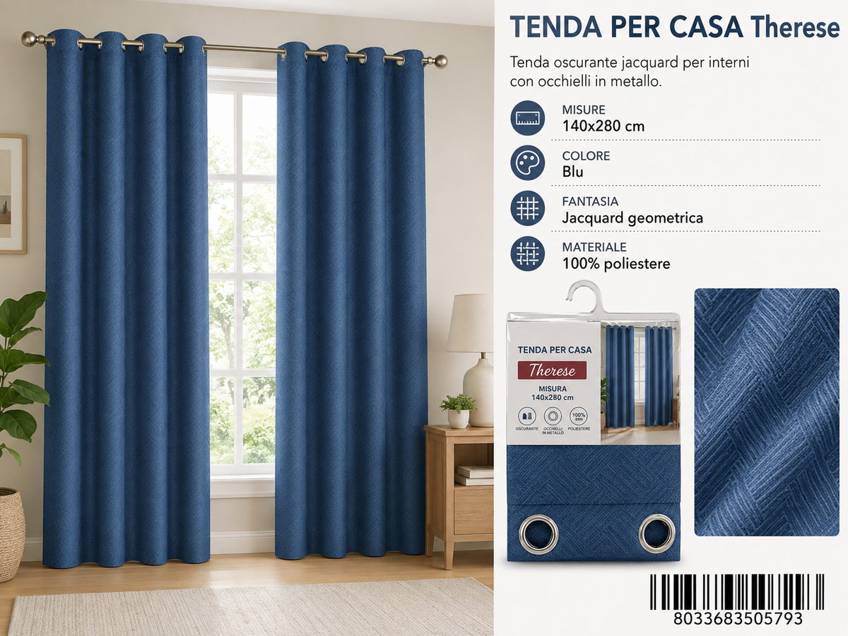 TENDA PER CASA Therese 140*280CM - 8033683505793