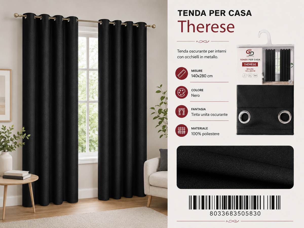 TENDA PER CASA Therese 140*280CM - 8033683505830