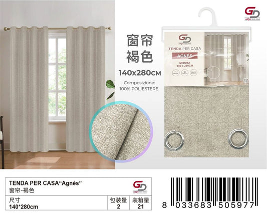 TENDA PER CASA Agnes 140*280CM
