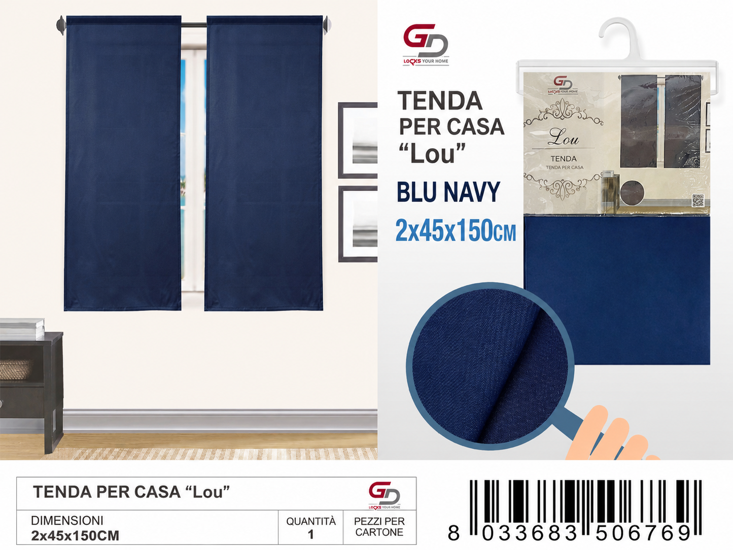 TENDINE LOU 45*150CM