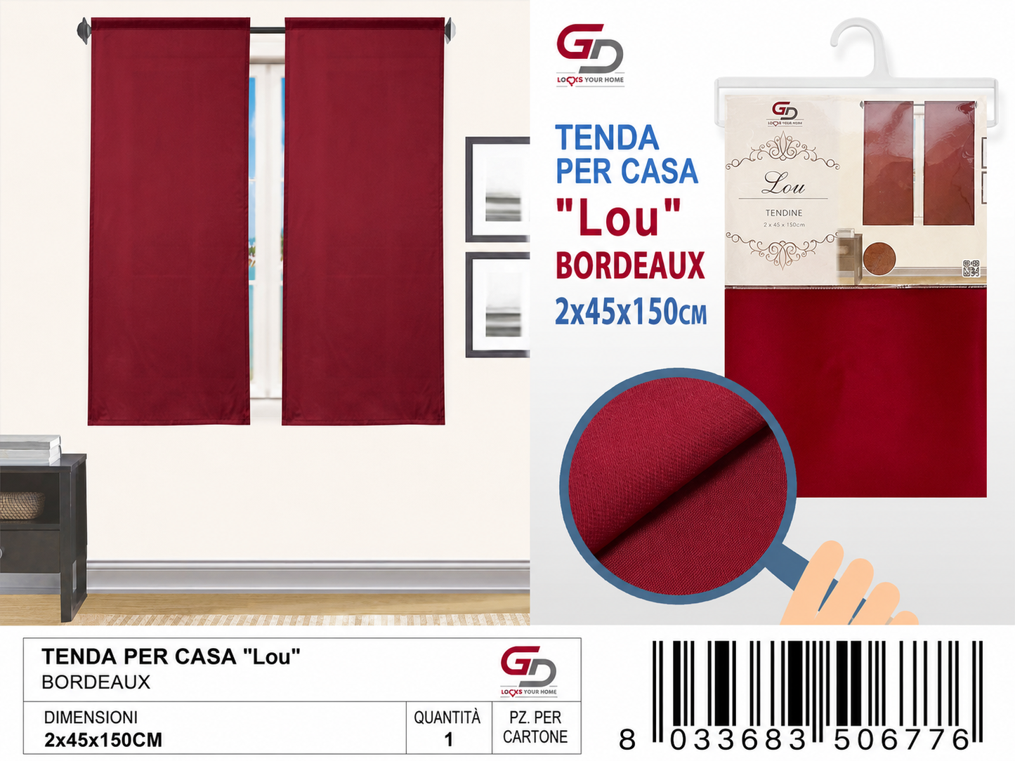 TENDINE LOU 45*150CM