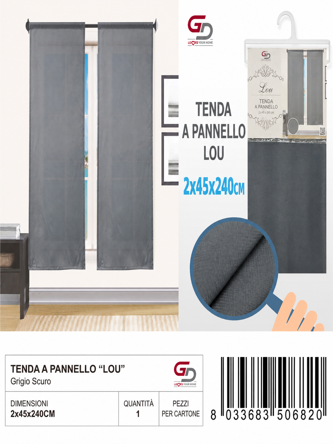 TENDINE LOU 45*240CM