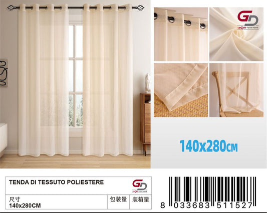 TENDA DI TESSUTO POLIESTERE LALIE 140*280CM