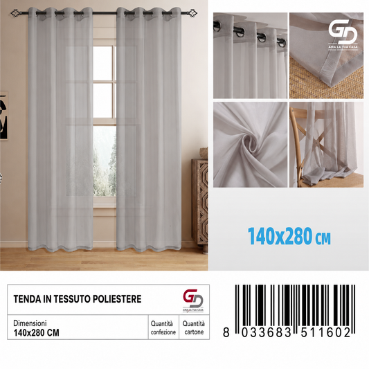 TENDA DI TESSUTO POLIESTERE LALIE 140*280CM
