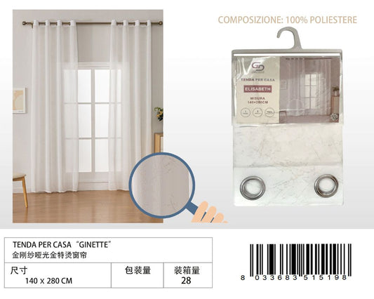 TENDA PER CASA ELISABETH 140*280CM
