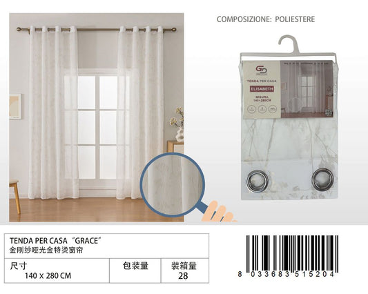 TENDA PER CASA ELISABETH 140*280CM