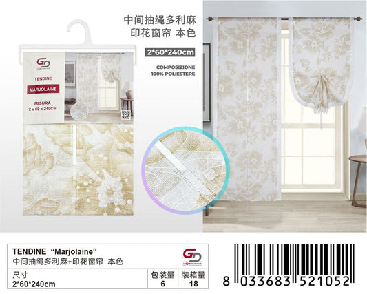TENDINE Marjolaine 2*60*240CM