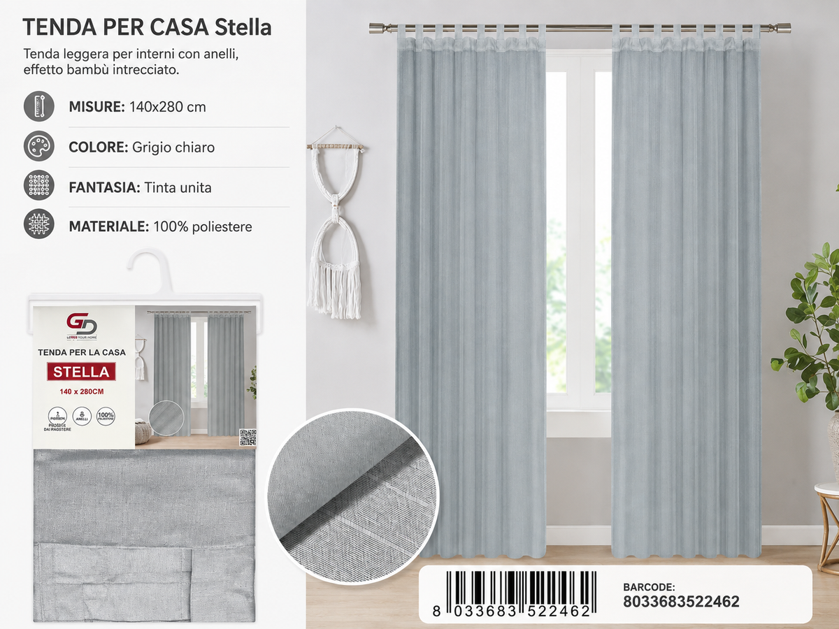 TENDA PER CASA Stella 140*280CM - 8033683522462