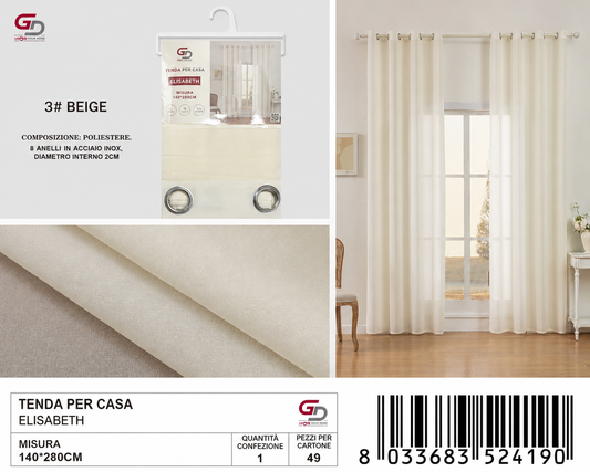TENDA PER CASA 140*280CM
