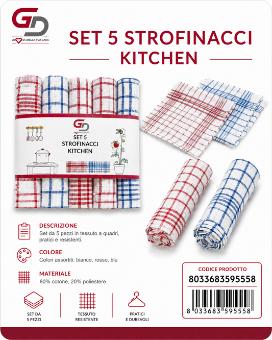 Set 5 Strof 50*70 Kitchen