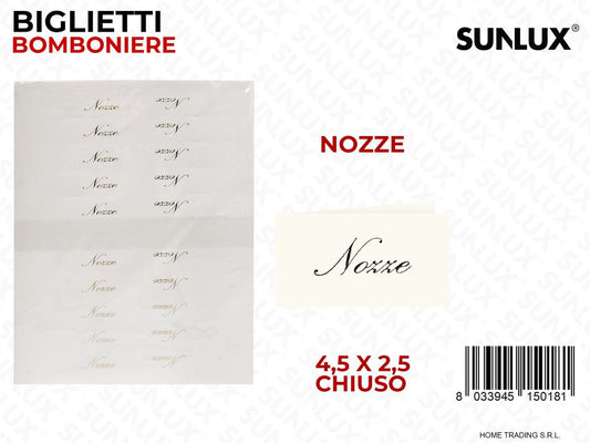 Blister Nozze Oro Pref A4 CF100PZ