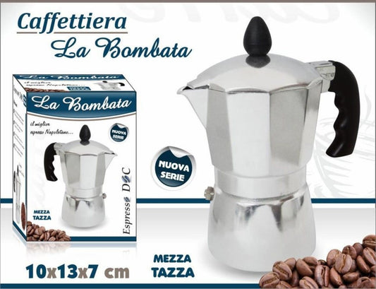 Caffettiera Bombata Mezza Tazza