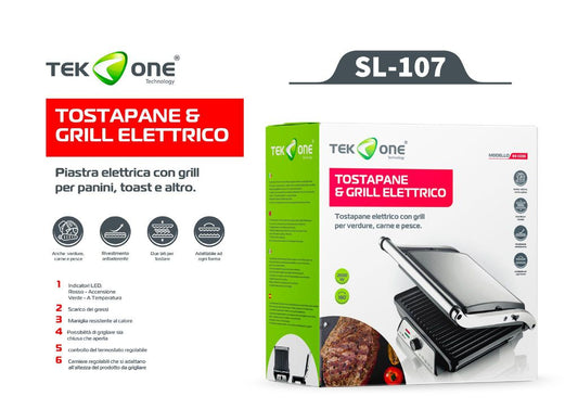 Tostapane E Grill Elettrico 2000W SL-107