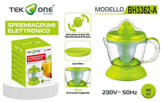 Spremiagrumi Elettronico Capacita 1.2L 40W 230V 50HZ
