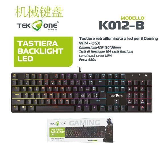 Tastiere Gaming K012-B