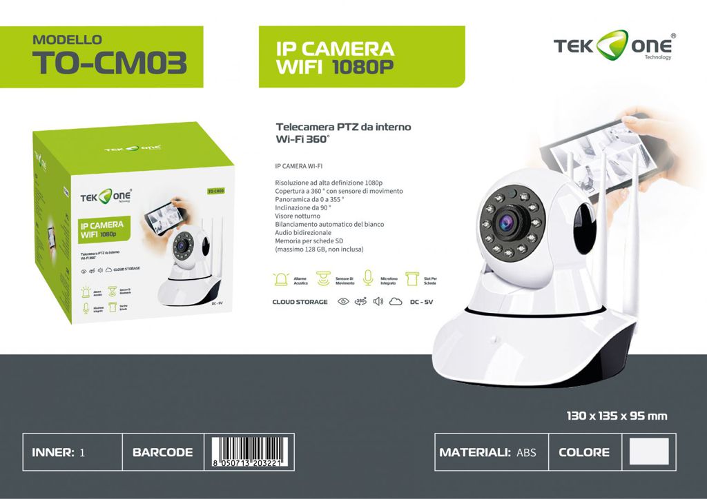 Ip Camera Wifi 2mpx