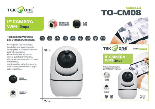 Ip Camera Wifi 2mpx Power Dc 5V