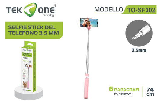 Selfie Stick Deltelefono 3.5 Mm