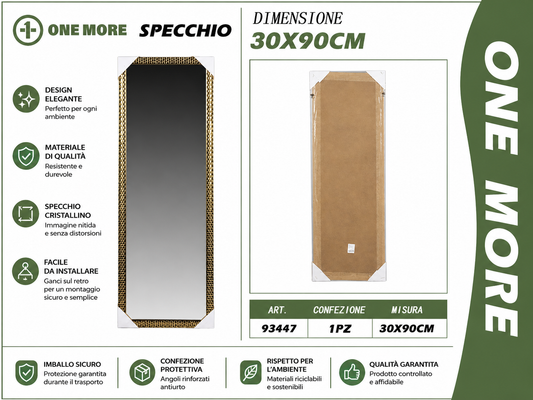 SPECCHIO 30X90