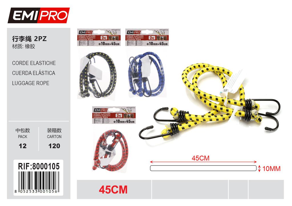 Corde Elastiche 2Pc 10mm*45