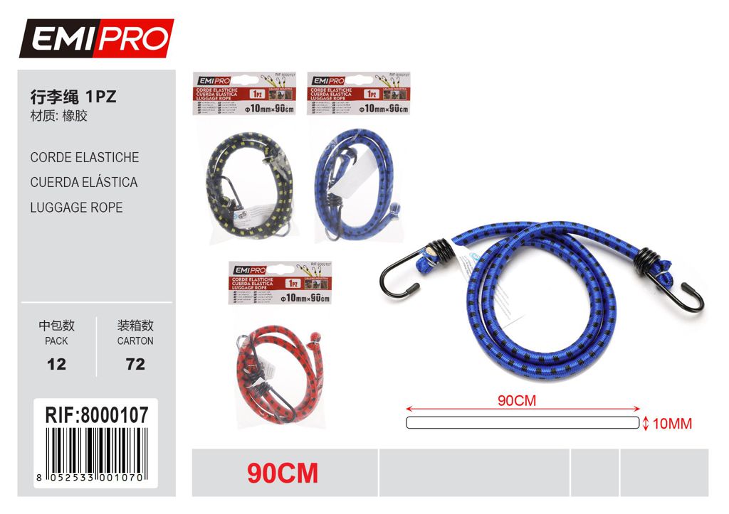 Corde Elastiche 1Pc 10mm*90
