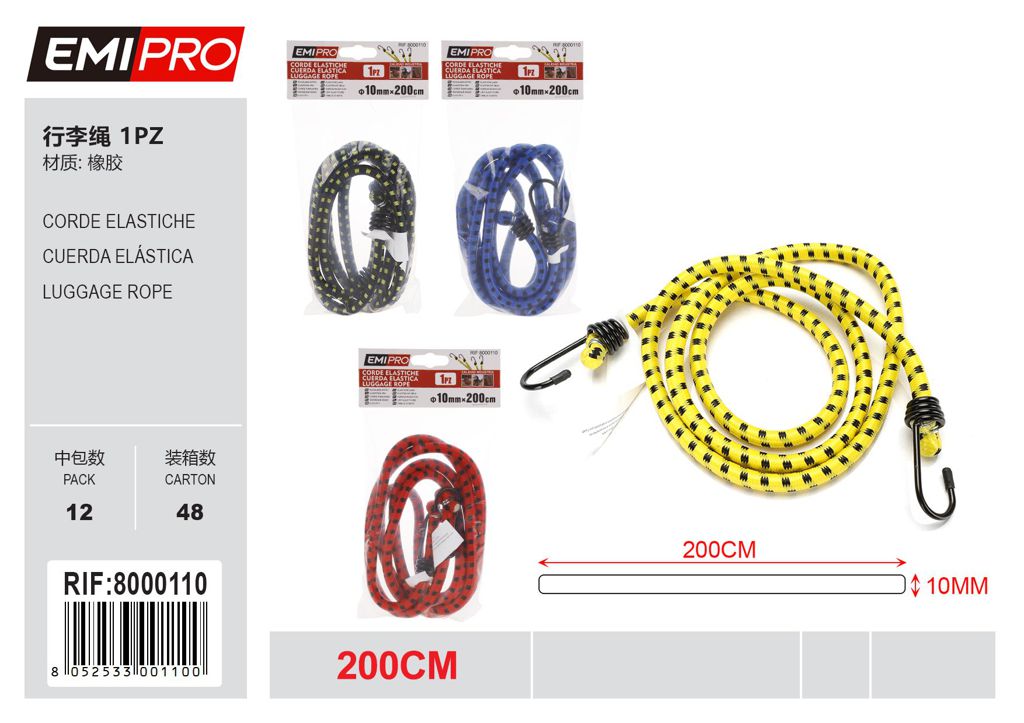 Corde Elastiche 1Pc 10mm*200
