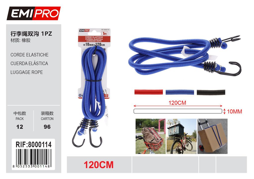Corde Elastiche 1Pc 10mm*120cm