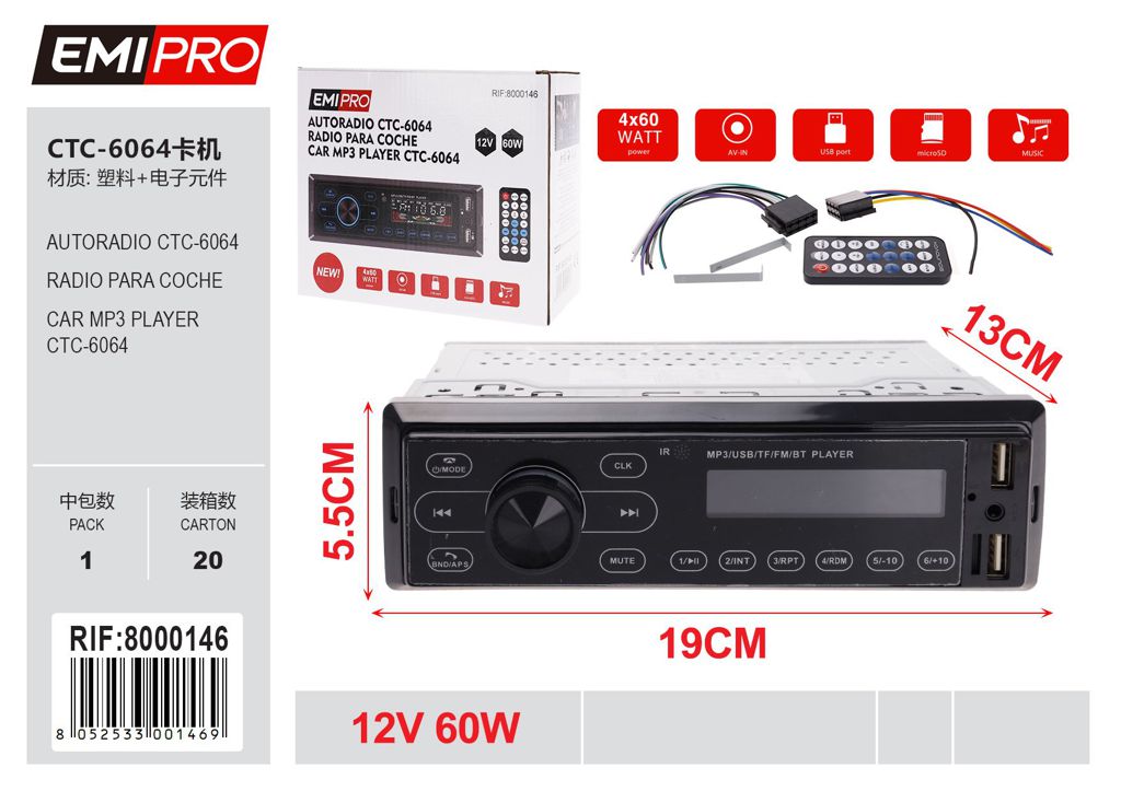 Autoradio Ctc-6064