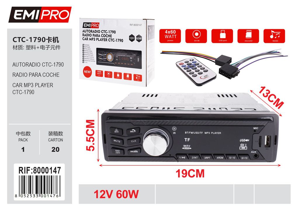 Autoradio Ctc-1790