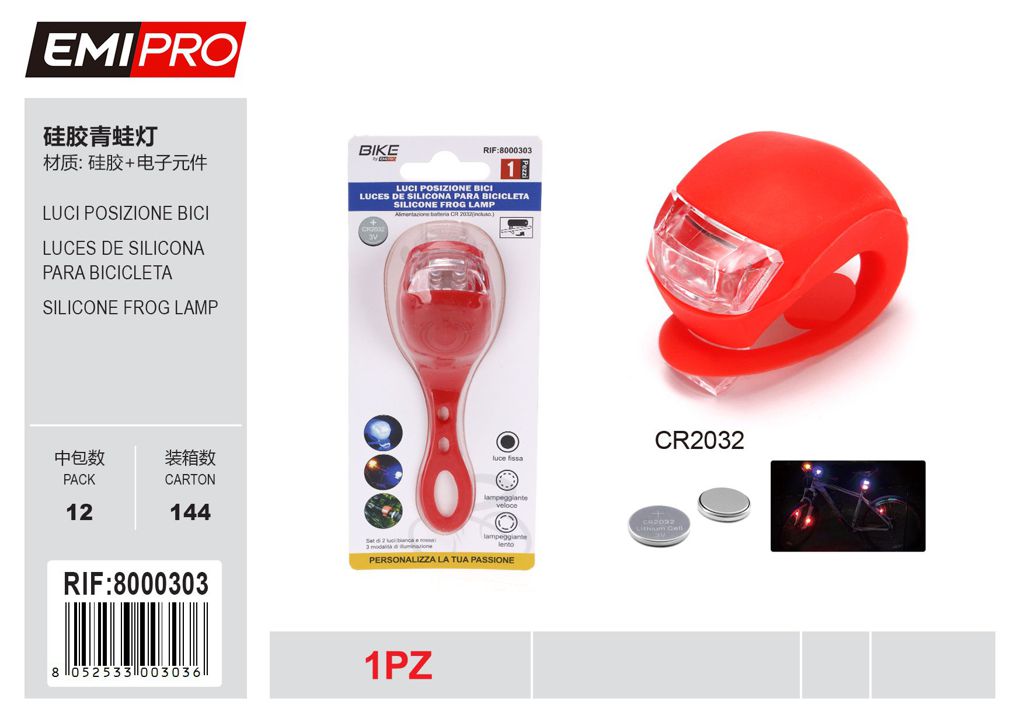 Luci Posizione Bici 1Pz