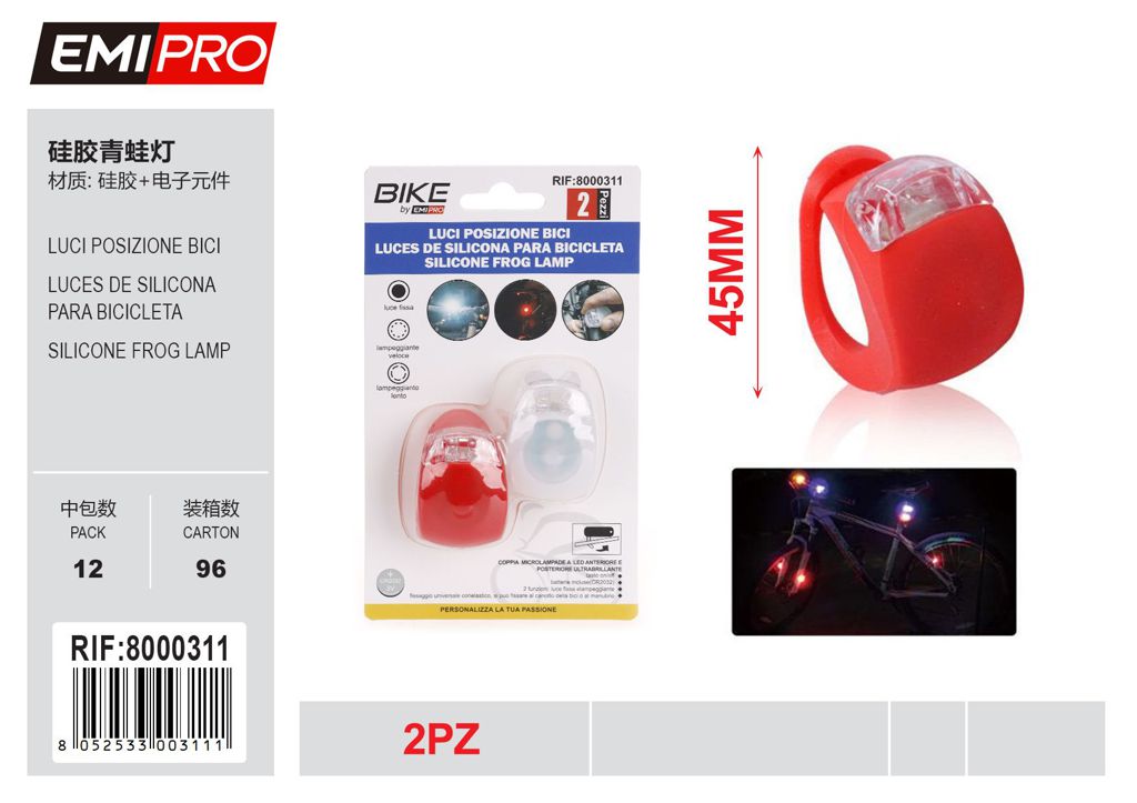 Luci Posizione Bici