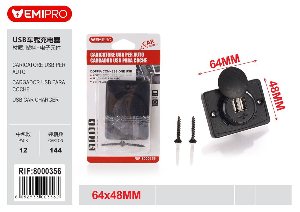 Caricatore Usb Per Auto