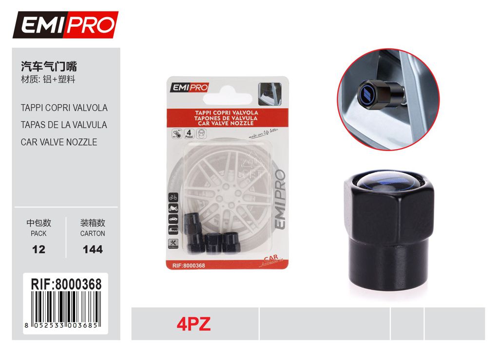 Tappi Copri valvola 4Pcs