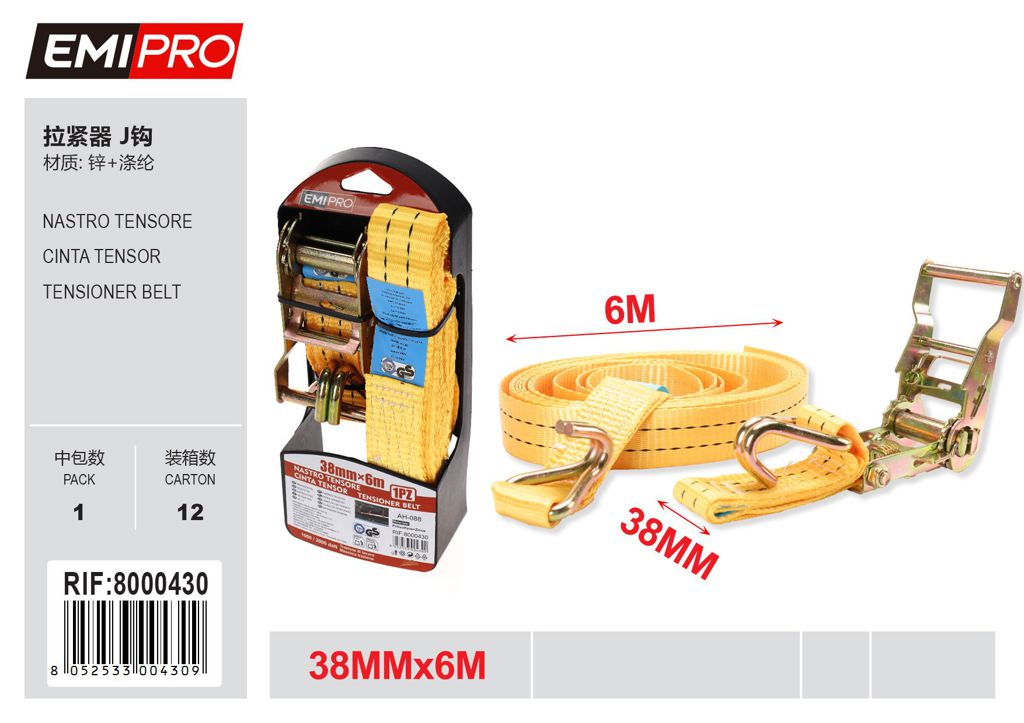 Nastro Tensore 38mm*6M