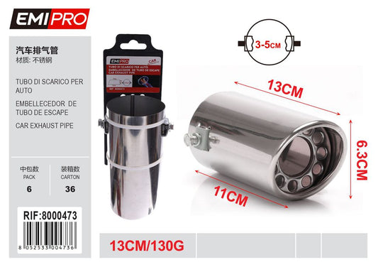 Tubo Di Scarico Per Auto 13cm/130G