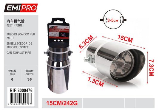 Tubo Di Scarico Per Auto 15cm/242G